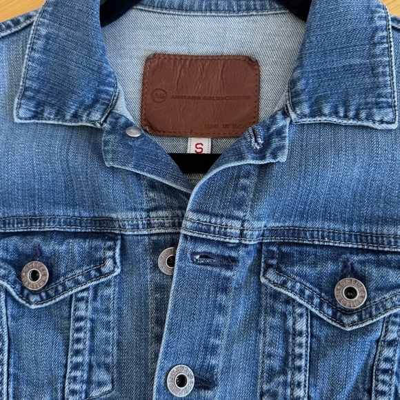 AG Adriano Goldschmied Harper Jacket Women’s Shrunken Jean Jacket S - Picture 4 of 5